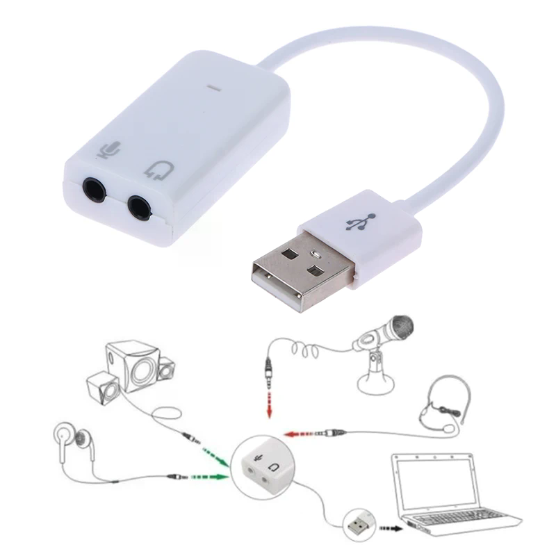 Laptop Accessories Headphones - 2.0 3d 7.1 5HV2 어댑터 USB-잭