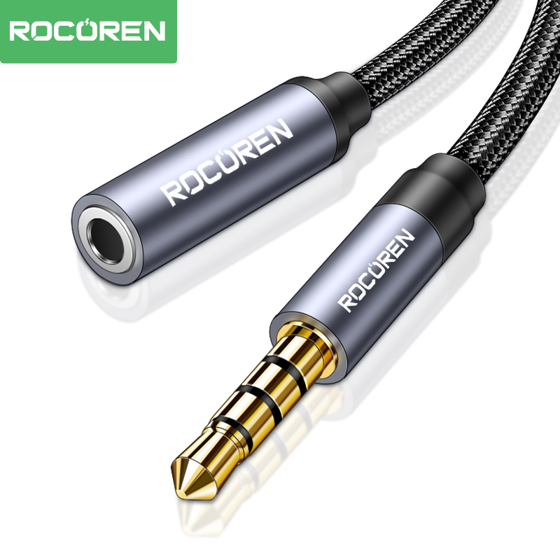 로코렌 AUX 케이블 3.5mm 잭 남성-여성 오디오  - Laptop Accessories Headphones 리뷰 및 가격