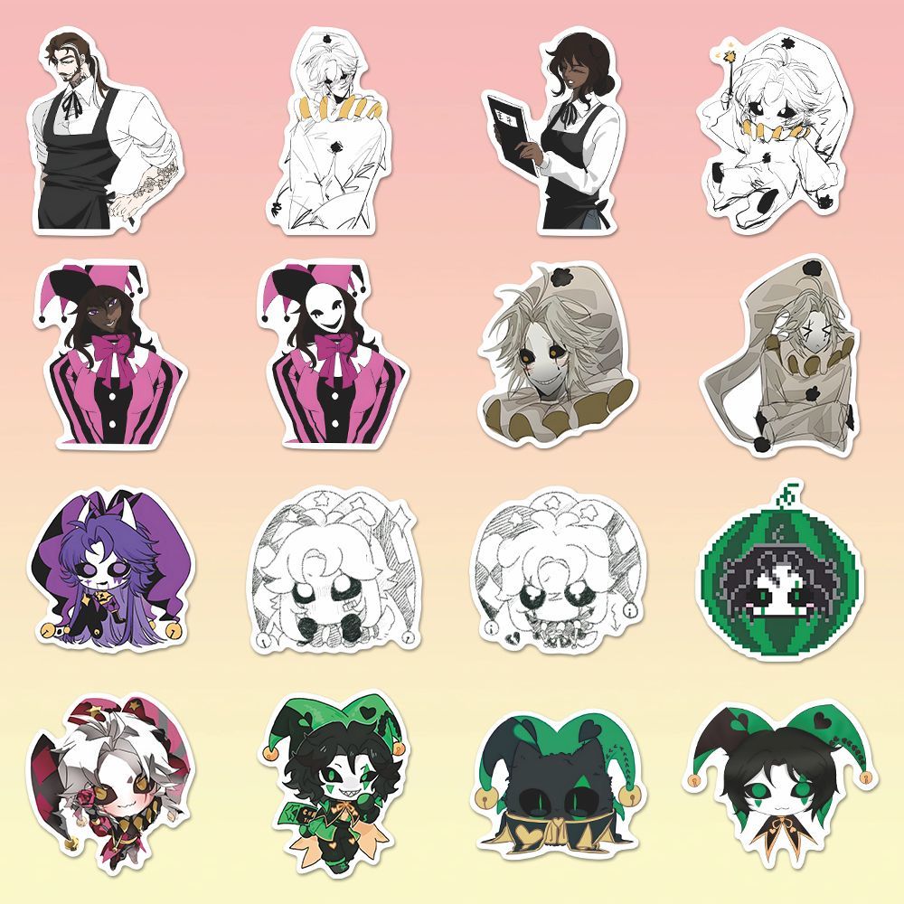 73PCS 프리크 서커스 피에로 애니메이션 스티커 만화 - Laptop Accessories 리뷰 및 가격