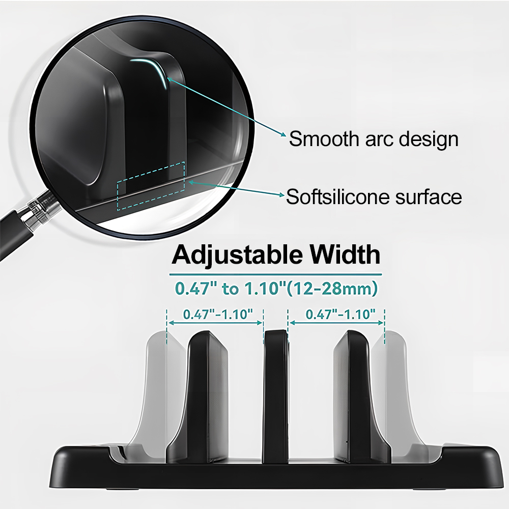 사무실용 ABS 노트북 스탠드 수직형으로 데스크탑 공간 - Laptop Accessories 리뷰 및 가격