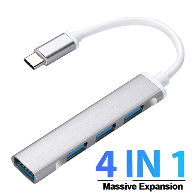 4-in-1 타입-C 확장 허브 4포트 USB C 허브 - Laptop Accessories Gadgets 리뷰 및 가격