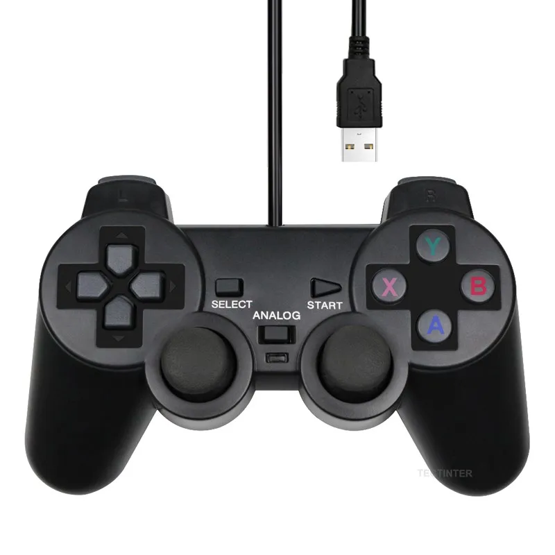 유선 USB PC 게임 조이스틱 게임패드 게임 컨트롤러 - Laptop Accessories Gadgets 리뷰 및 가격