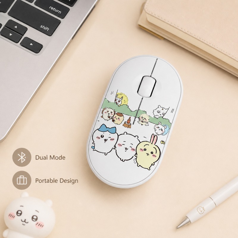 귀여운 Chiikawa 블루투스 무선 마우스 듀얼 모드 - Good Laptop Accessories 리뷰 및 가격