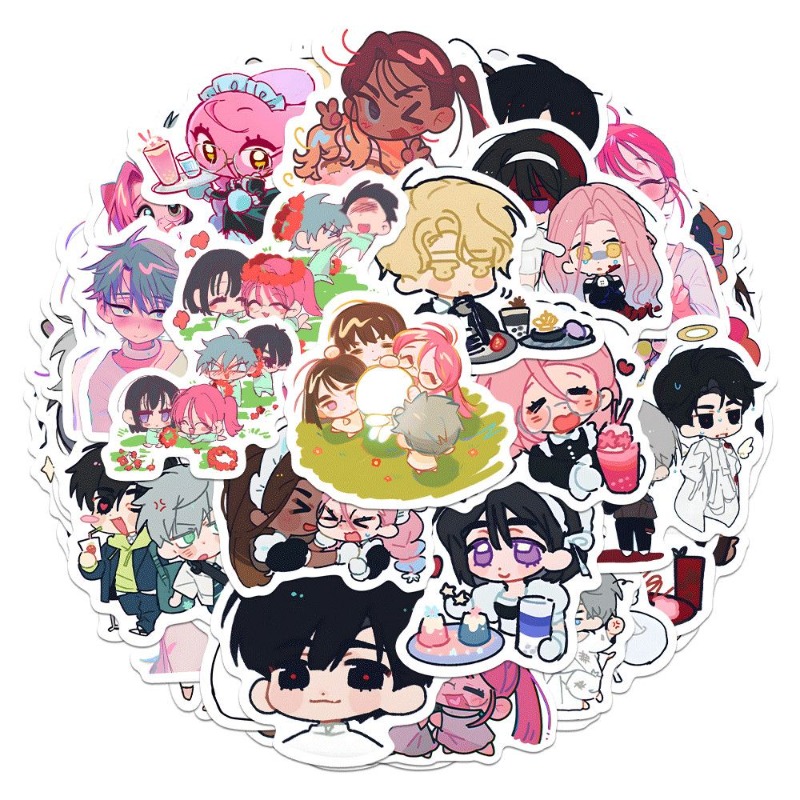 80개/세트 만화 애니메이션 외계인 무대 귀여운 스티커 - Laptop Accessories Kids 리뷰 및 가격