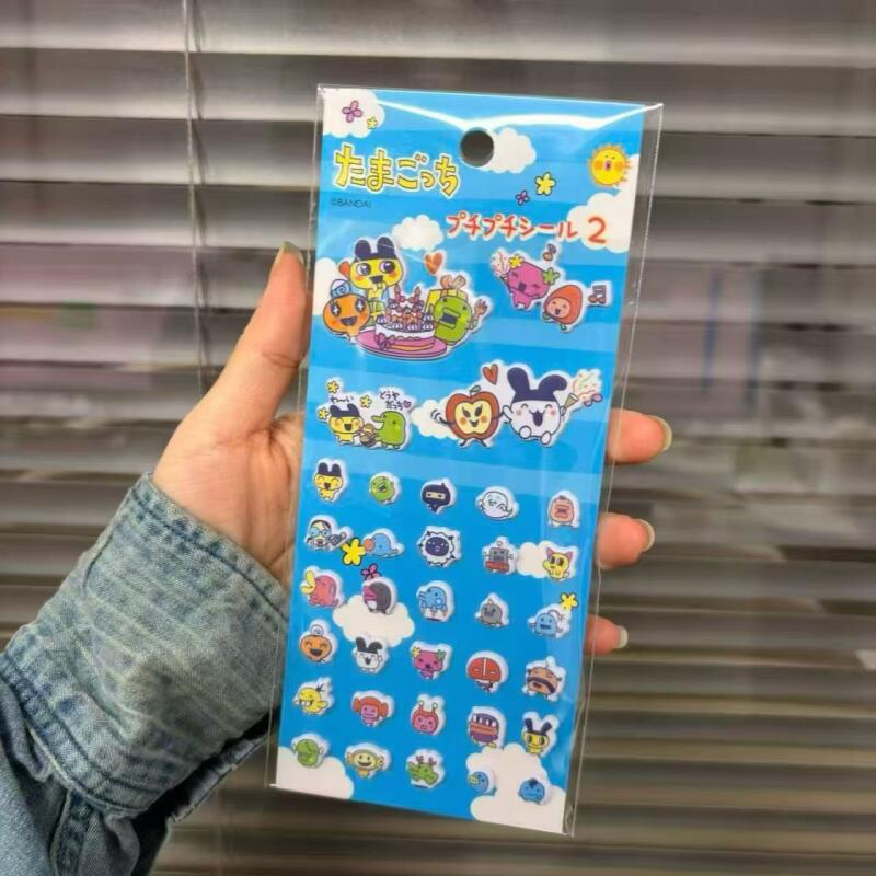 6Pcs Tamagotchi 만화 버블 스티커 창의력  - Laptop Accessories 리뷰 및 가격