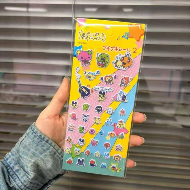 6Pcs Tamagotchi 만화 버블 스티커 창의력  - Laptop Accessories 리뷰 및 가격