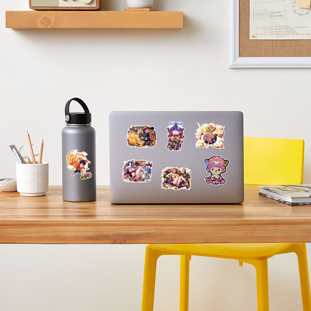 원피스 스티커 20PCS 애니메이션 캐릭터 루피 조로  - Laptop Accessories Aesthetic 리뷰 및 가격