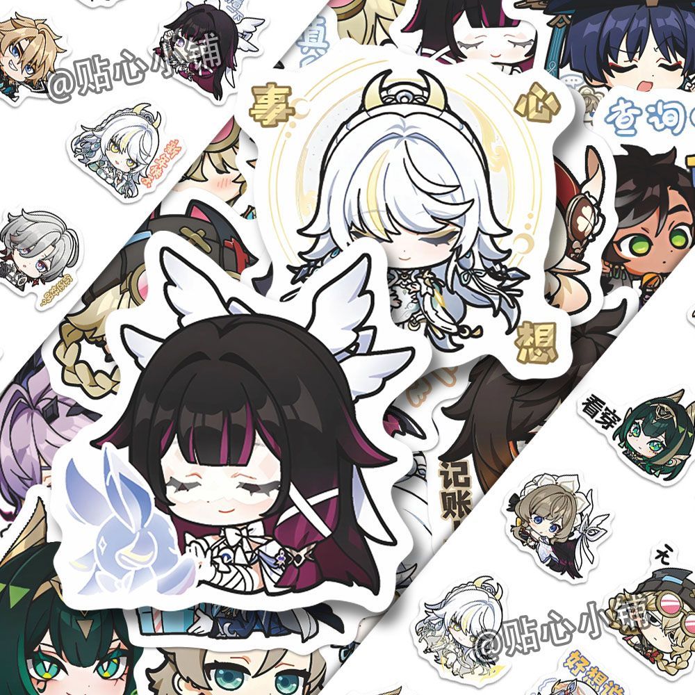 64PCS Genshin Impact Moon Maid - Laptop Accessories 리뷰 및 가격