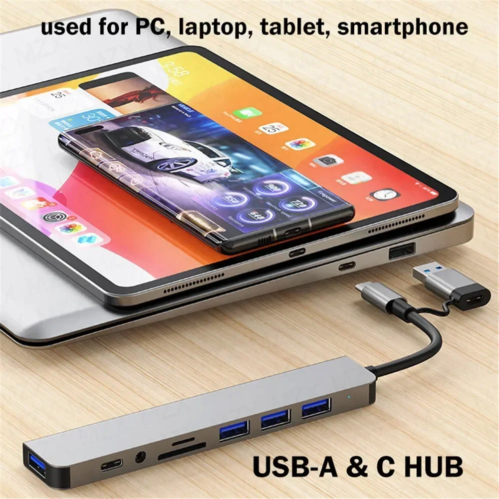 8-in-1 USB C 허브 확장기 멀티포트 어댑터 타 - Laptop Accessories Must Have 리뷰 및 가격